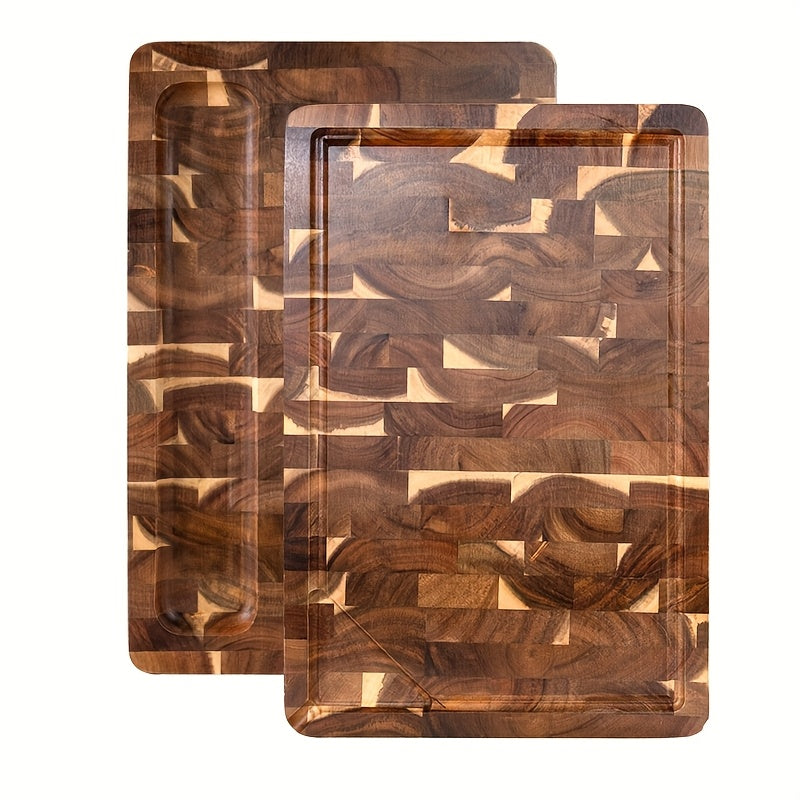 Acacia Wood Cutting Board | Durable End Grain – Kitchen, Dining