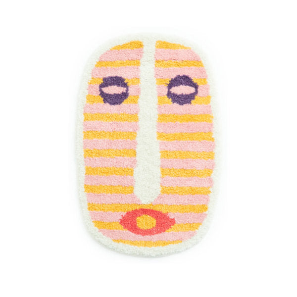 Bath Mat Abstract Face – Modern Home Decor, Bathroom Accessory