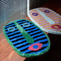 Bath Mat Abstract Face – Modern Home Decor, Bathroom Accessory