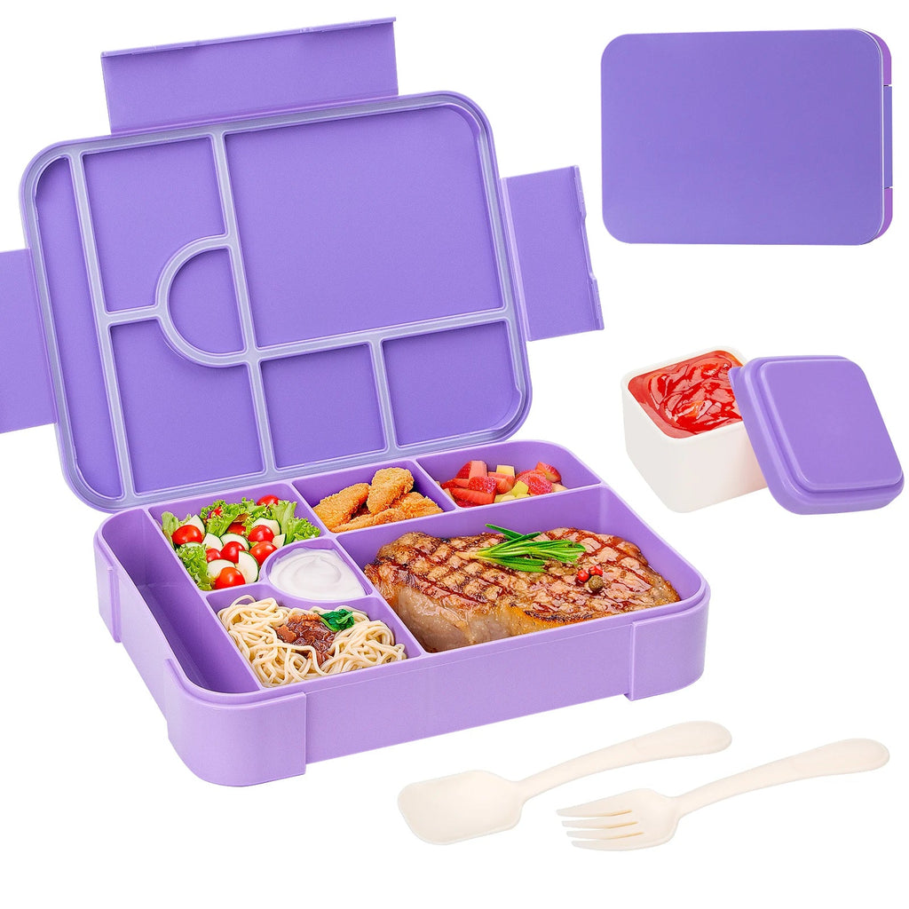 Bento Lunch Box 1330ml Leak-Proof – Microwave Safe, Portable for Work, School