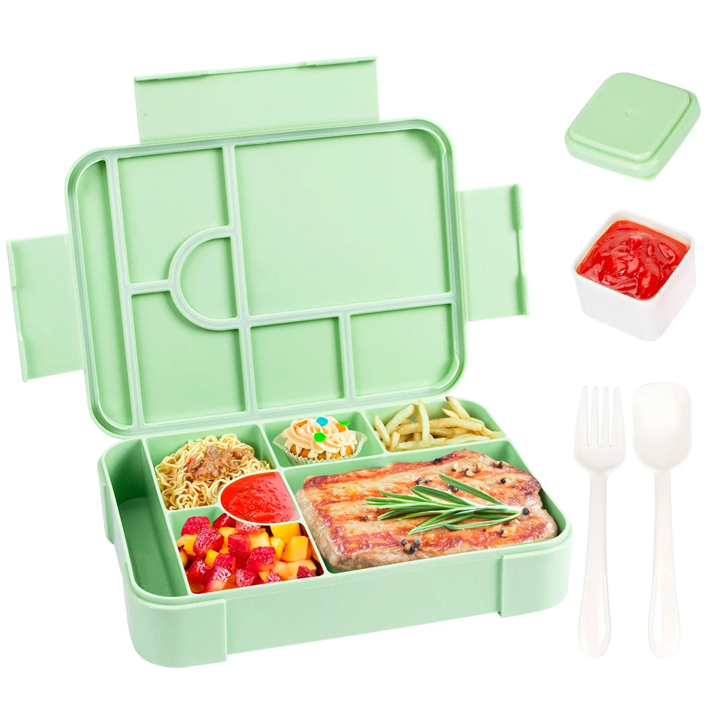 Bento Lunch Box 1330ml Leak-Proof – Microwave Safe, Portable for Work, School