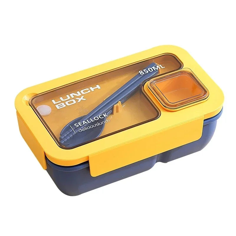 Bento Lunch Box | Portable Leak-Proof, Microwave & Dishwasher Safe – School, Office