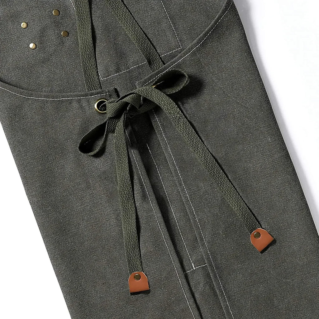 Canvas Kitchen Apron | Unisex Chef Workwear – Cooking, Baking