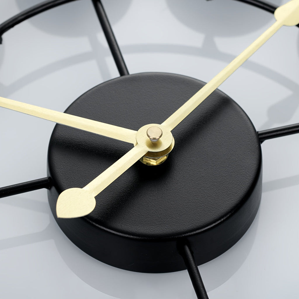 Colourful Metal Wall Clock | Retro Iron Design – Home Decor, Gift
