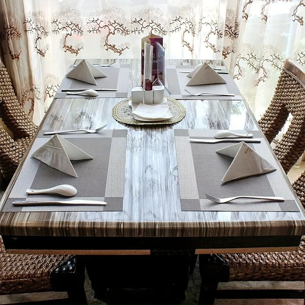 Heat-Resistant PVC Placemats | Washable Non-Slip Table Mats – Dining, Home