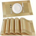 Heat-Resistant PVC Placemats | Washable Non-Slip Table Mats – Dining, Home