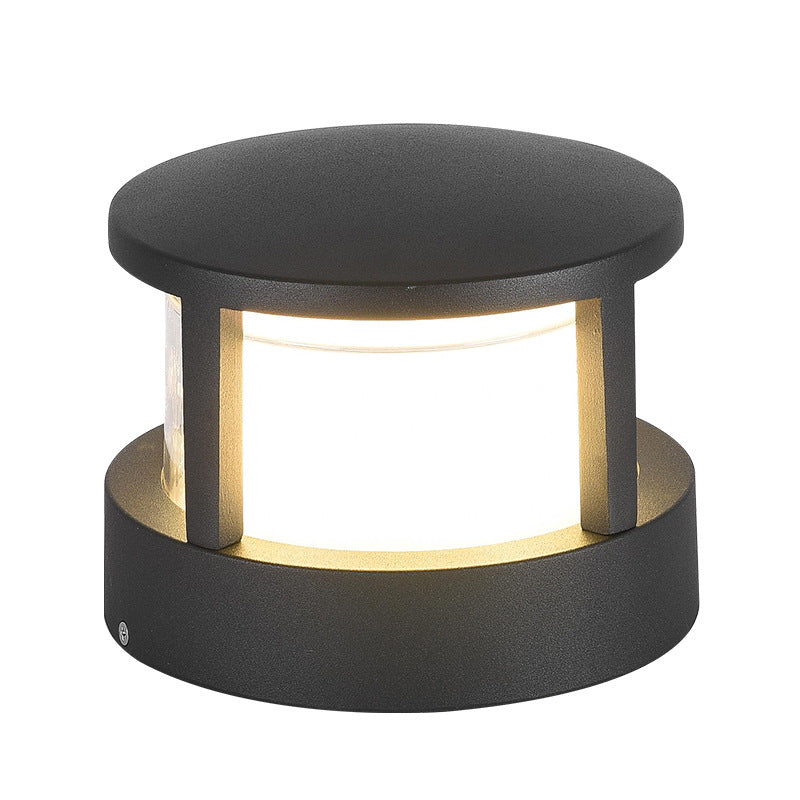 Industrial LED Outdoor Lawn Light, Waterproof Aluminium – Garden, Patio