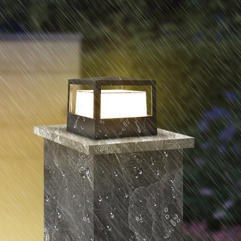 Industrial LED Outdoor Lawn Light, Waterproof Aluminium – Garden, Patio