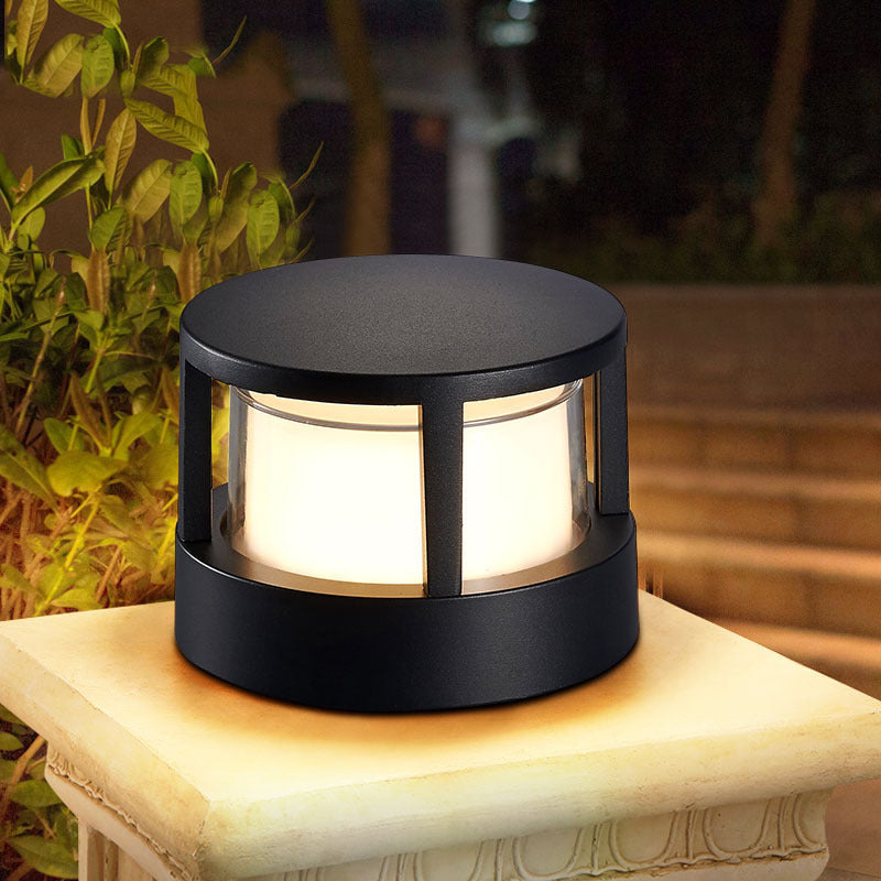 Industrial LED Outdoor Lawn Light, Waterproof Aluminium – Garden, Patio