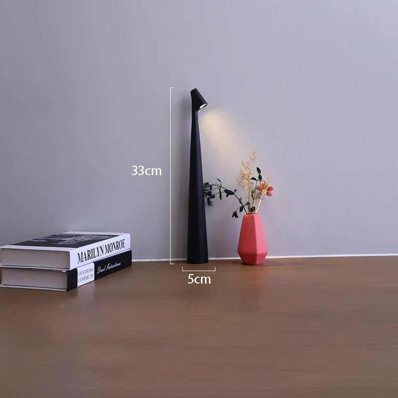 LED Table Lamp | Rechargeable & Touch Dimmable – Home Office, Gift