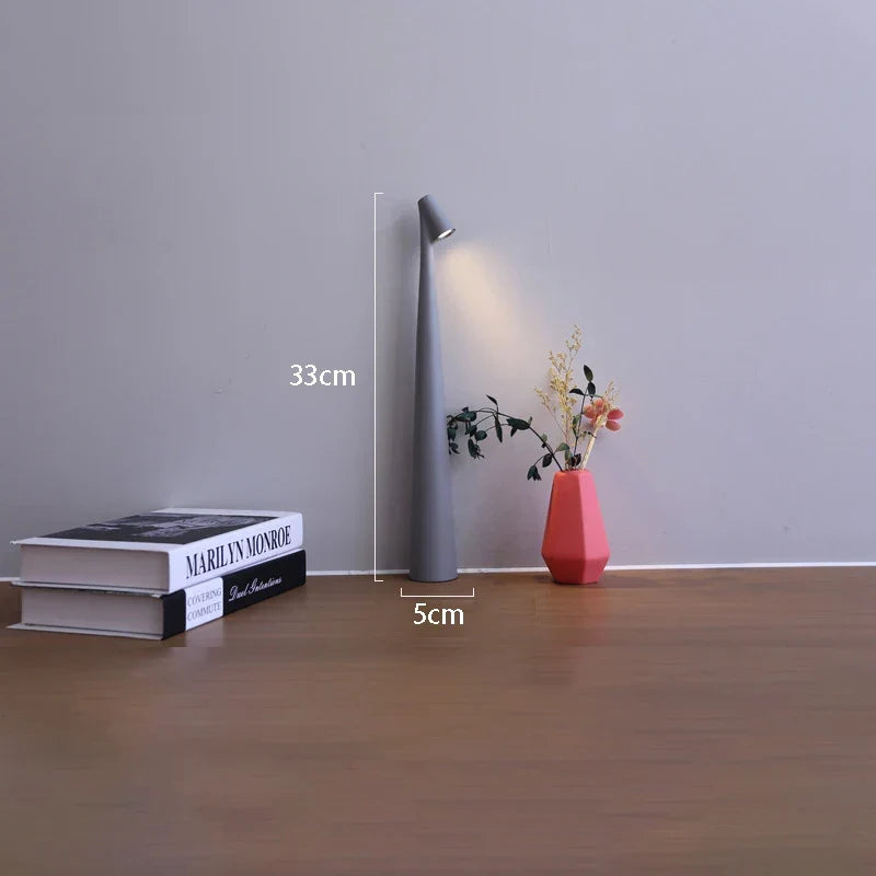 LED Table Lamp | Rechargeable & Touch Dimmable – Home Office, Gift