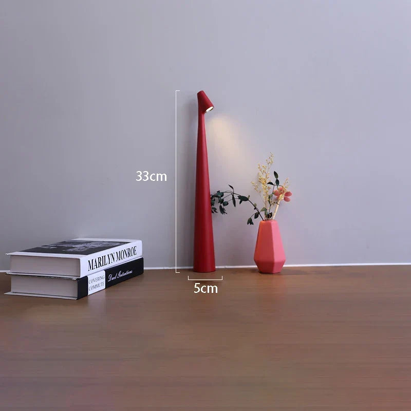 LED Table Lamp | Rechargeable & Touch Dimmable – Home Office, Gift