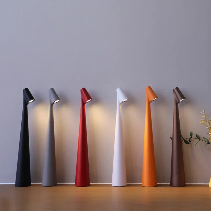 LED Table Lamp | Rechargeable & Touch Dimmable – Home Office, Gift