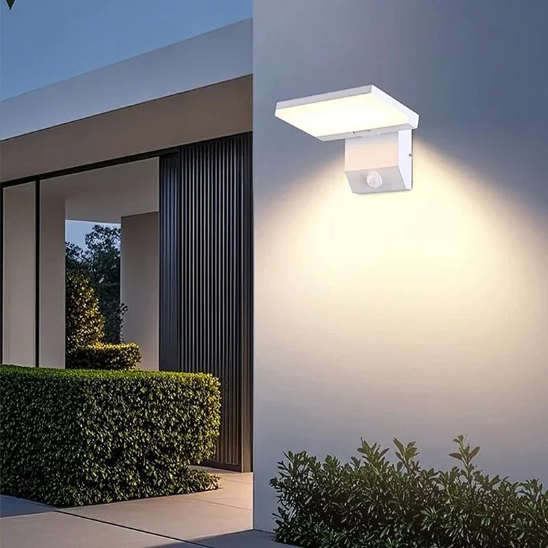 LumiFold Outdoor Wall Light | IP65 Waterproof, Motion Sensor – Garden, Patio