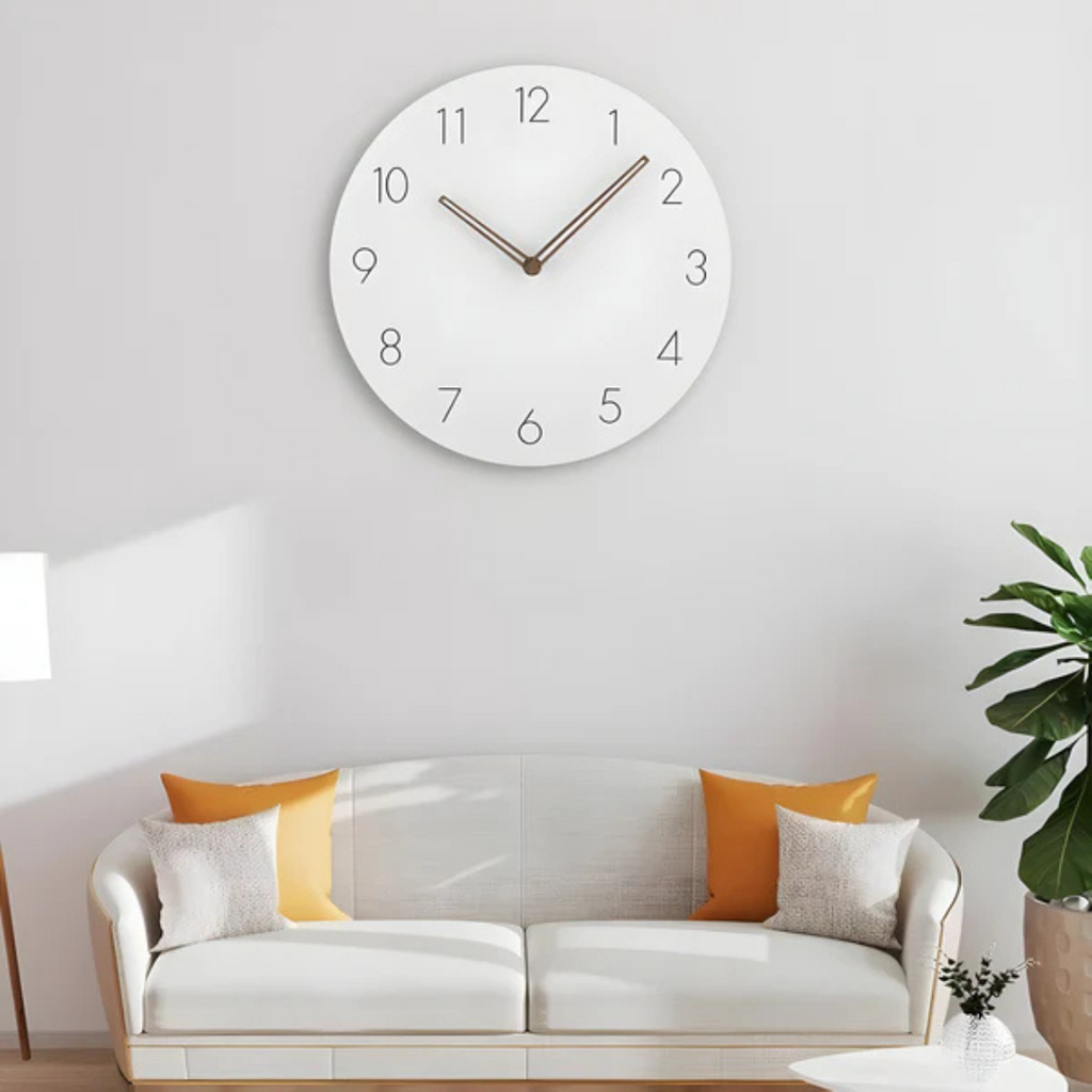 Minimalist Wall Clock | Wood Design – Home Decor, Gift