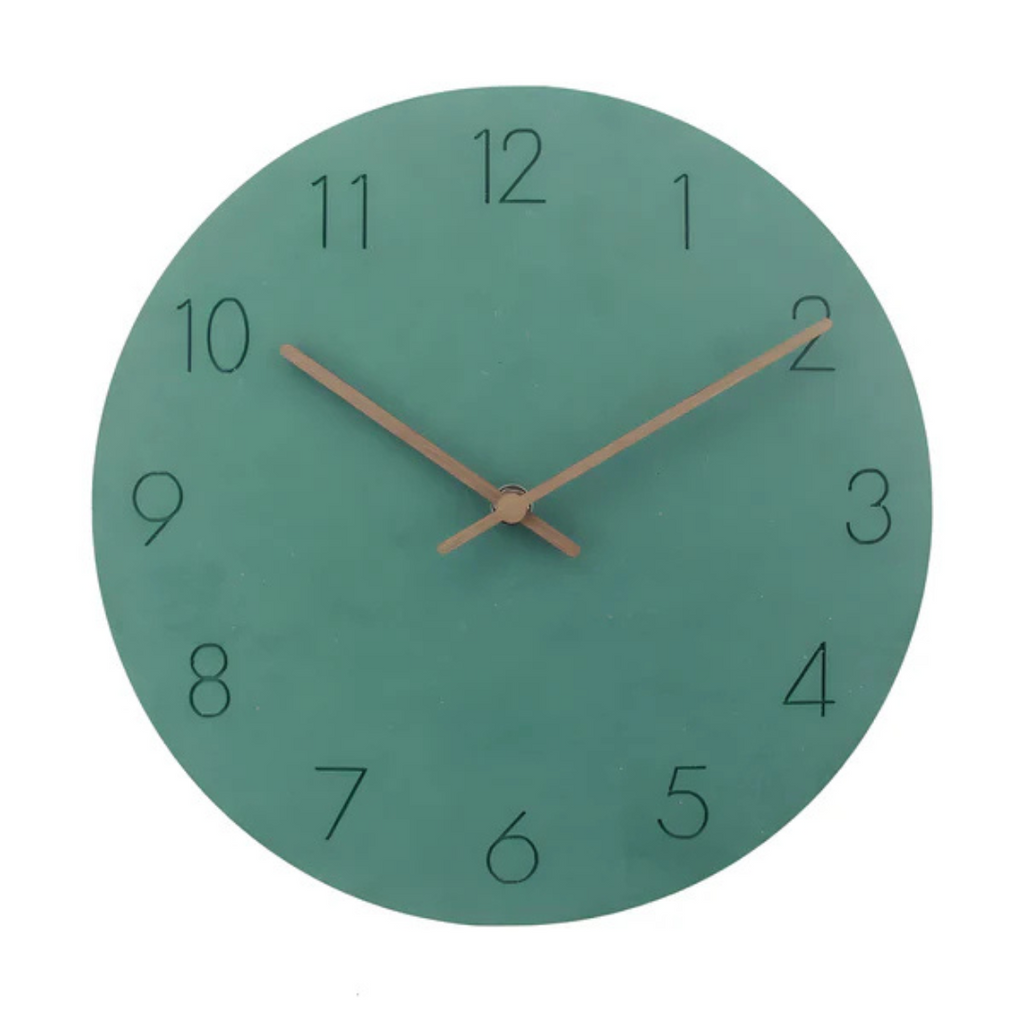 Minimalist Wall Clock | Wood Design – Home Decor, Gift