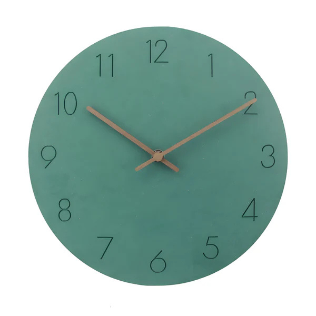 Minimalist Wall Clock | Wood Design – Home Decor, Gift