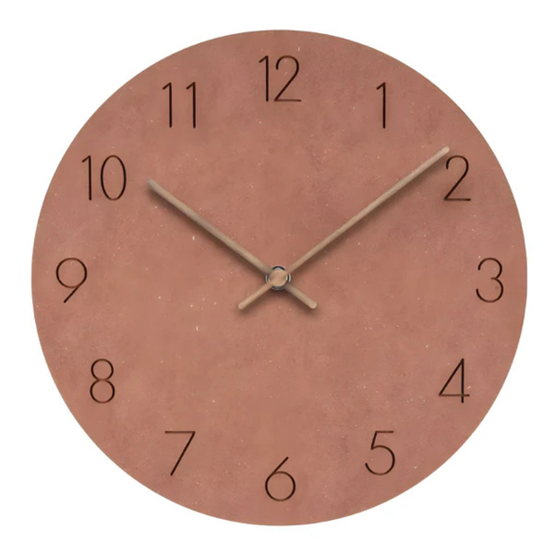 Minimalist Wall Clock | Wood Design – Home Decor, Gift