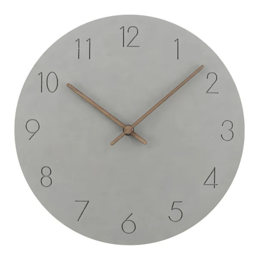 Minimalist Wall Clock | Wood Design – Home Decor, Gift