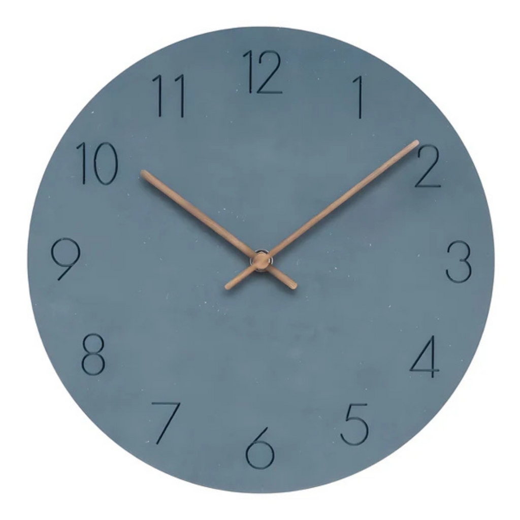 Minimalist Wall Clock | Wood Design – Home Decor, Gift