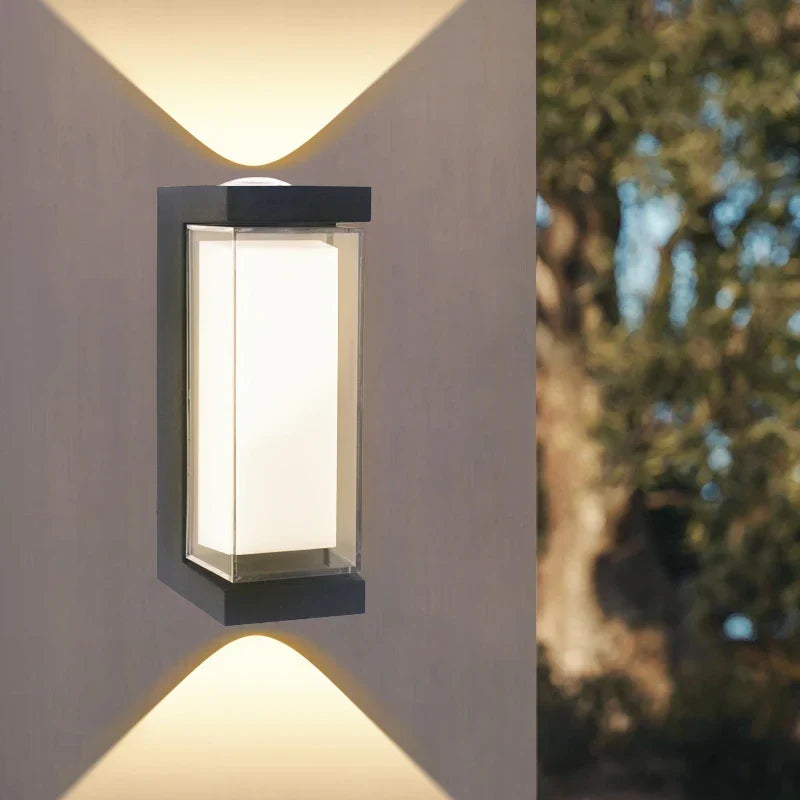 Modern LED Wall Light | Waterproof Up & Down Sconce – Outdoor, Patio
