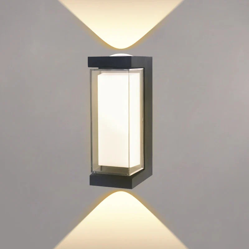 Modern LED Wall Light | Waterproof Up & Down Sconce – Outdoor, Patio
