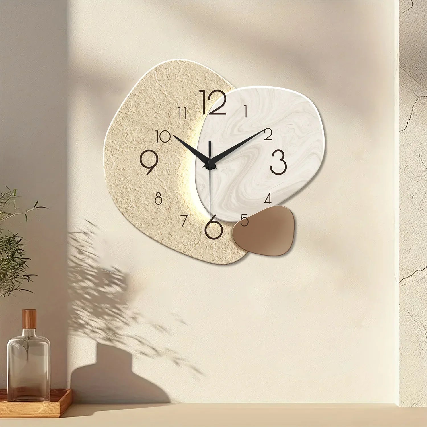 Modern Wall Clock | Silent Quartz Design – Home Decor, Gift