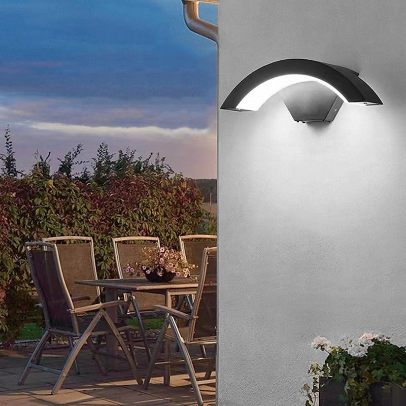Moderne Außenwandleuchte IP65 Wasserdicht LED – Garten, Terrasse, Camping