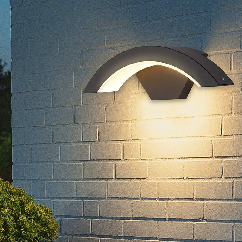 Moderne Außenwandleuchte IP65 Wasserdicht LED – Garten, Terrasse, Camping