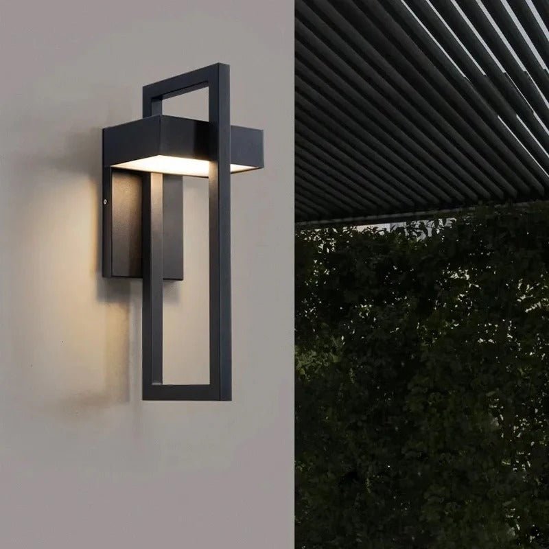 Moderne LED Wandlampe aus Aluminium – Garten, Terrasse, Außenbereich