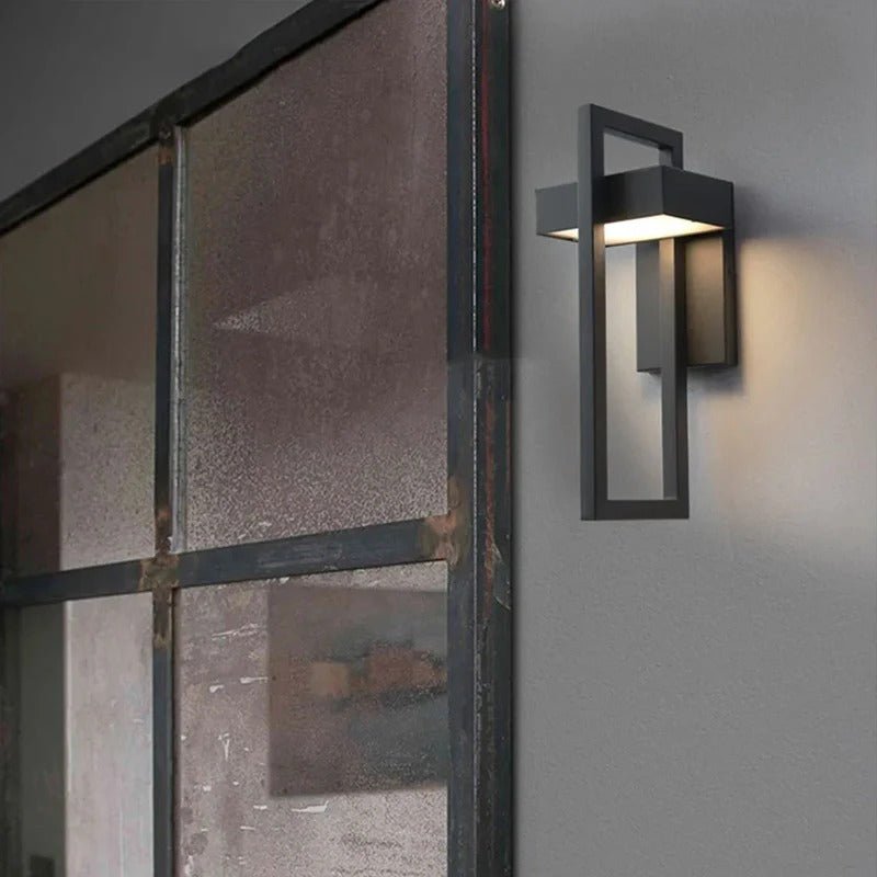 Moderne LED Wandlampe aus Aluminium – Garten, Terrasse, Außenbereich