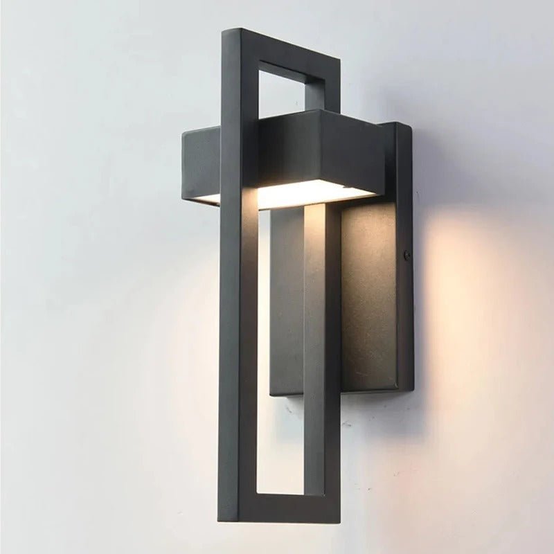 Moderne LED Wandlampe aus Aluminium – Garten, Terrasse, Außenbereich