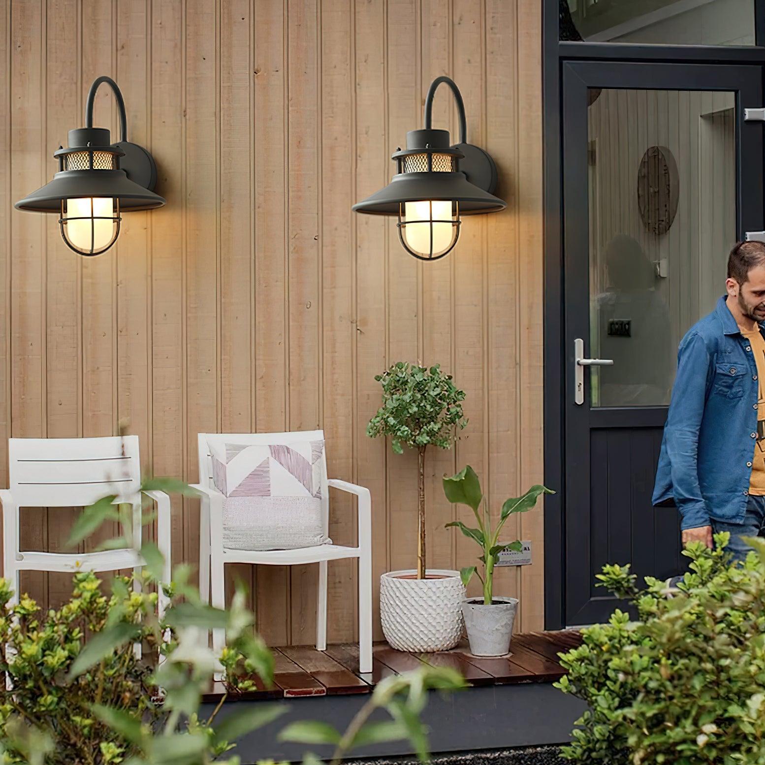 Outdoor Wall Lamp | Industrial Waterproof Design – Garden, Patio