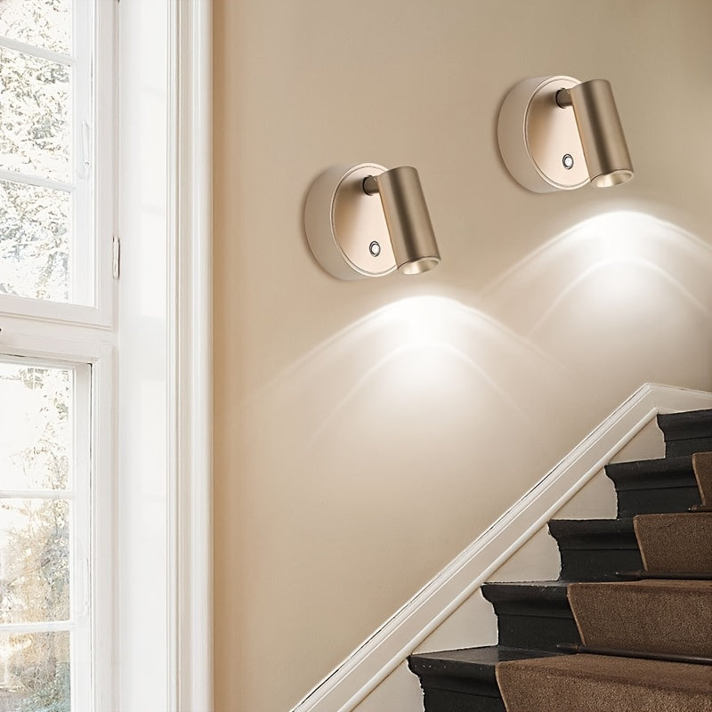 Rechargeable Magnetic Wall Light | Touch Control & Wireless Design – Home Decor, Night Lighting