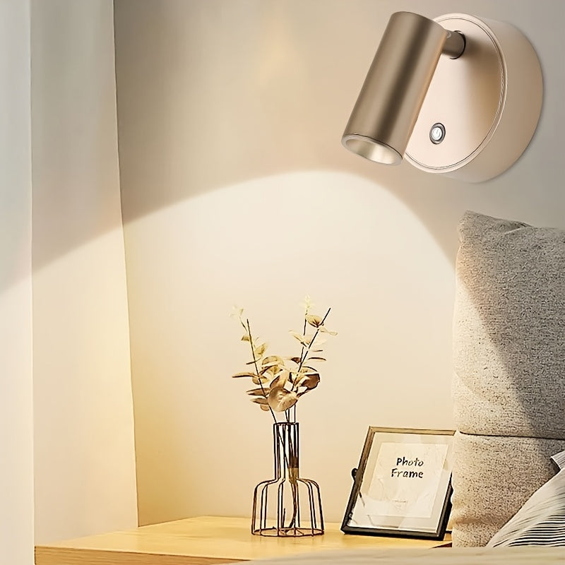Rechargeable Magnetic Wall Light | Touch Control & Wireless Design – Home Decor, Night Lighting