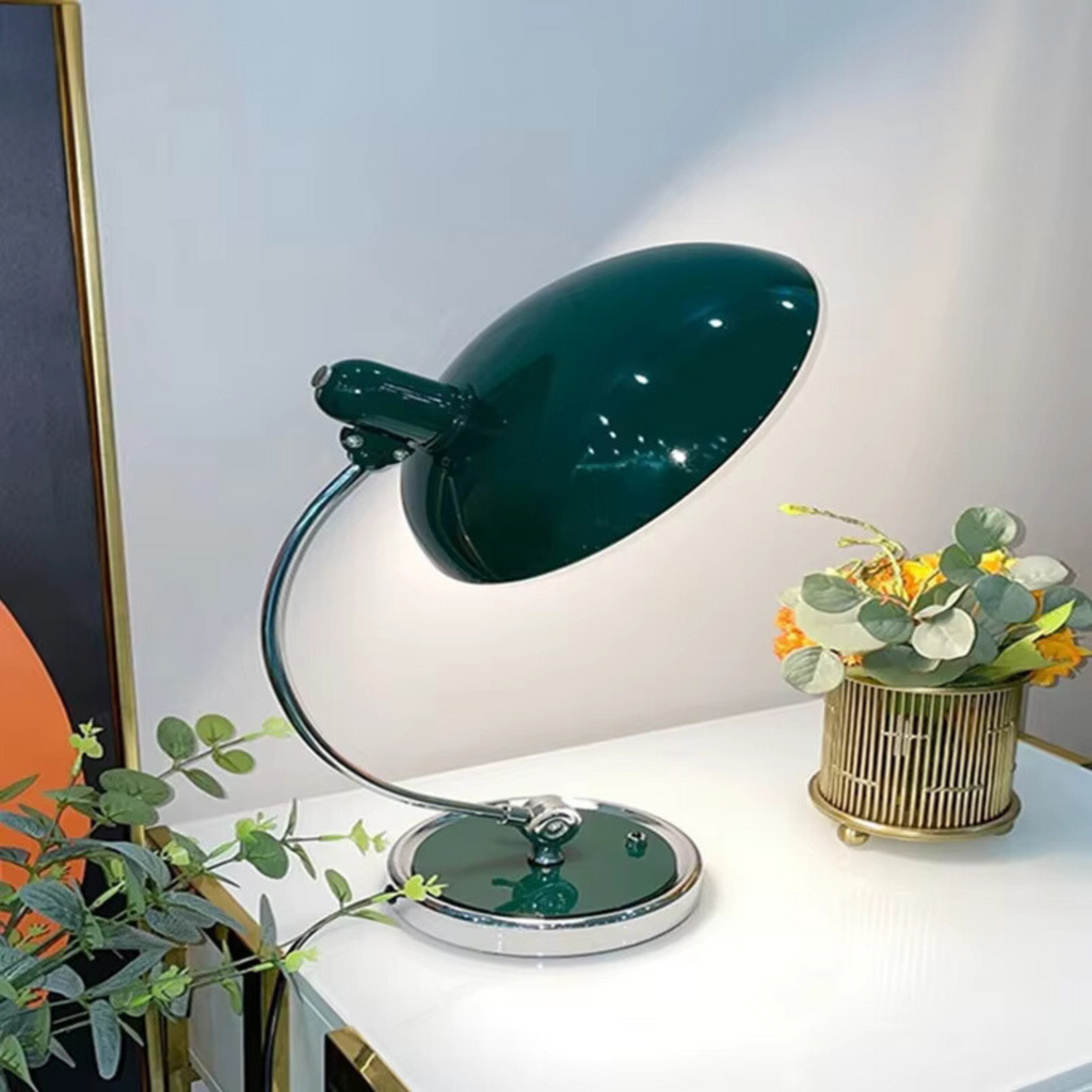 ScandiArc Table Lamp | Curved Metal Design – Home Decor, Modern Lighting