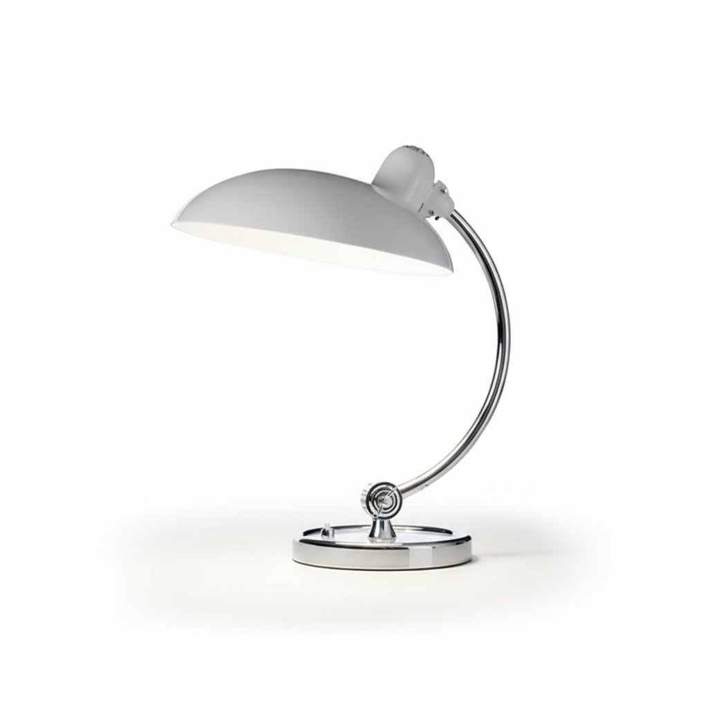 ScandiArc Table Lamp | Curved Metal Design – Home Decor, Modern Lighting