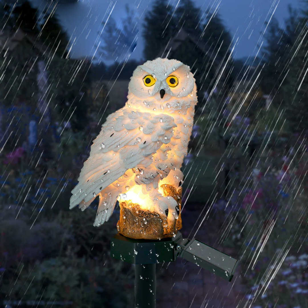 Solar Garden Light Owl Stake Lamp – Outdoor Decor, Pathway Lighting