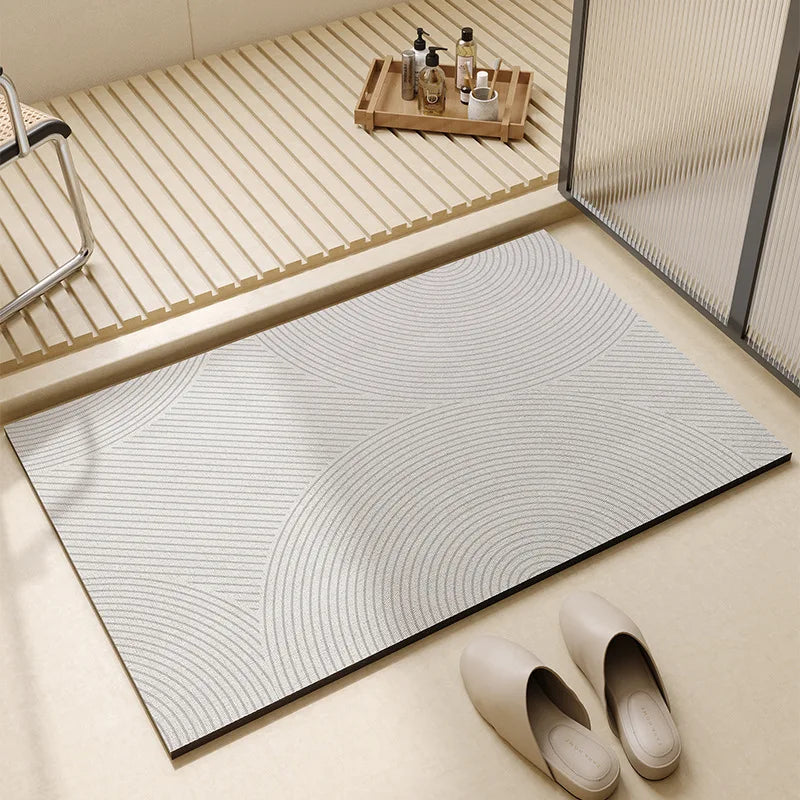 Super Absorbent Bath Mat | Quick-Dry Non-Slip Material – Bathroom, Home Decor