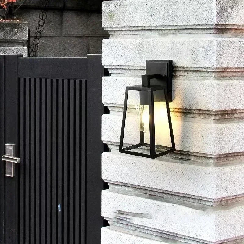Verona Outdoor Wall Lamp | Modern Lantern Light – Garden, Patio