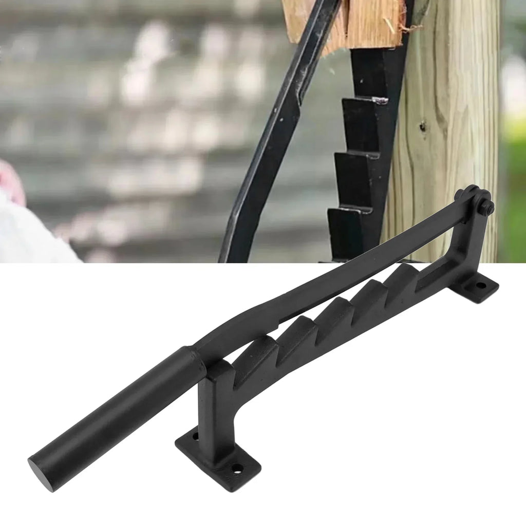 Wall Mounted Kindling Splitter | High Carbon Steel Cutter – Outdoor, Home Firewood