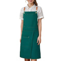 Waterproof Canvas Apron with Pockets | Split Skirt Design – Cooking, Crafting